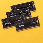 Memoria ram DDR4 16GB Kingston - 3200mhz - pc4 - 25600 - fury impact - cl20 - 1.2v - sodimm