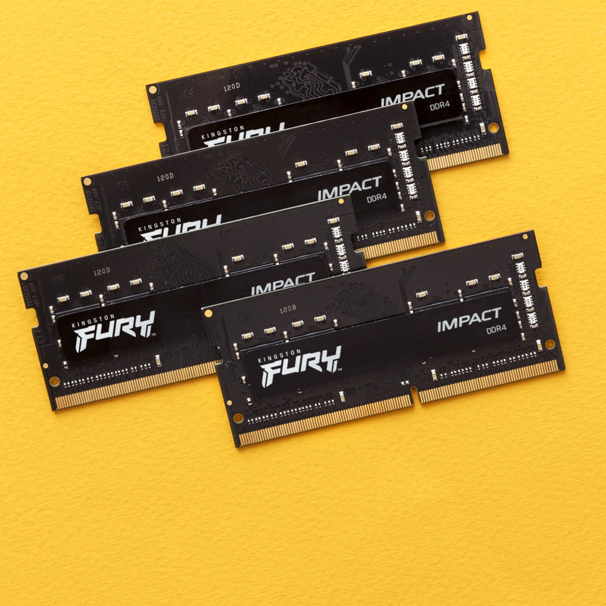 Memoria ram DDR4 16GB Kingston - 3200mhz - pc4 - 25600 - fury impact - cl20 - 1.2v - sodimm