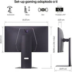 Monitor Gaming LG UltraGear 27G850A-B 27"/ 4K/ 1ms/ 240Hz/ IPS/ Regulable en altura/ Morado Grisáceo - PixelPlaza