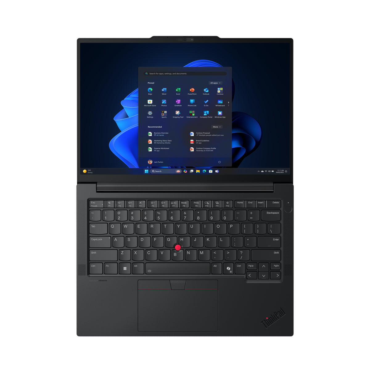 Portatil Lenovo thinkpad e14 g7 u7 - 258v · 32GB · SSD 1TB · 14 pulgadas fhd+ · W11P