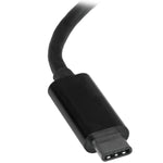 Adaptador USB tipo c a RJ45 startech macho - hembra · negro
