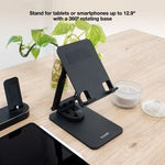 Soporte para Smartphone/Tablet TooQ PH-HERMES-HALLEY/ Negro - PixelPlaza