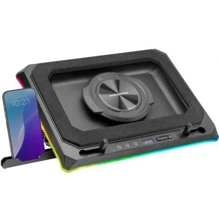 Soporte Refrigerante Mars Gaming MNBC-ULTRA para Portátiles hasta 18"/ Iluminación LED - PixelPlaza