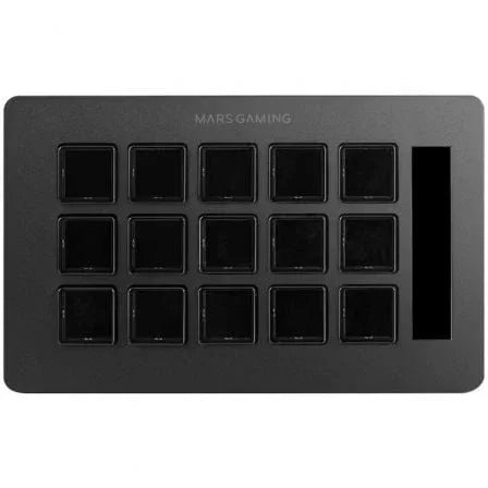 Stream Deck Slim Mars Gaming MSD-ONE/ 15 Teclas LCD/ Negro - PixelPlaza