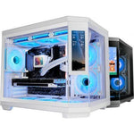 Caja Gaming Minitorre Mars Gaming MC-3TCORELCDM/ Blanca - PixelPlaza