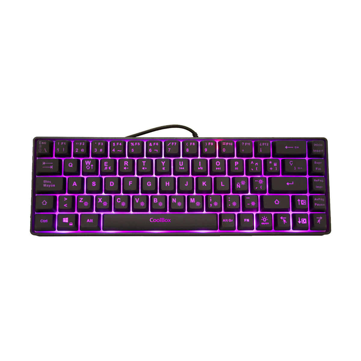 Teclado gaming coolbox mini tm065