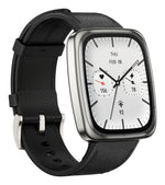 Amazfit Active 2 Square Correa Cuero Negro 1,75 pulgadas AMOLED NFC 19 días +160 deportes 5ATM Smartwatch