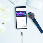 Adaptador Micro USB 2.0 Lightning Nanocable 10.10.4100/ Micro USB Hembra - Lightning Macho/ Blanco