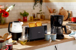 Tostadora Philips daily collection hd2590 negro 1030w - 8 niveles - 2 ranuras largas - bandeja migas