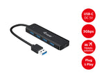 Hub USB Equip life a 4 x USB 3.2 - 1 x USB tipo c + adaptador USB tipo c