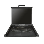 Consola kvm 16 puertos startech for server rack · rackmount lcd · 48.26 cm
