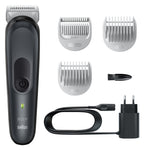 Braun Series 3 BG3350 afeitadora corporal Negro, Gris