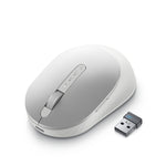 Mouse raton Dell ms7421w optico 7 botones 1600ppp wireless inalambrico plateado platino