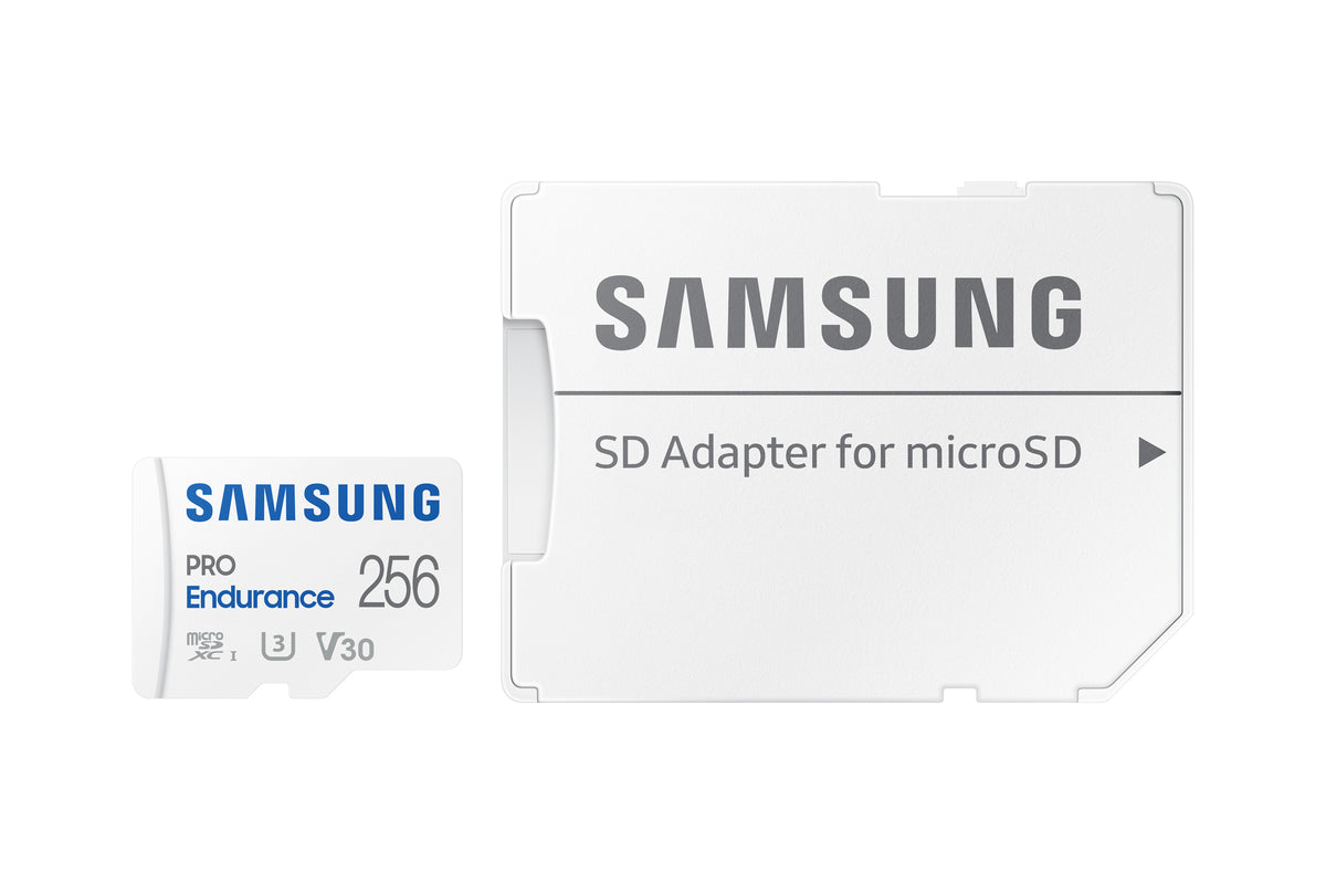 Tarjeta memoria micro sd Samsung 256GB pro endurance clase 10 c - a
