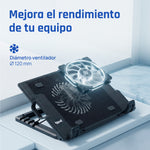 Iggual Refrigerador portátil 1 ventilador RP1V17