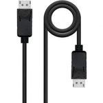 Cable DisplayPort 1.4 8K Nanocable 10.15.2800/ DisplayPort Macho - DisplayPort Macho/ 50cm/ Certificado/ Negro - PixelPlaza