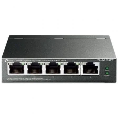 Switch TP-Link TL-SG105PE 5 Puertos/ RJ-45 10/100/1000 PoE - PixelPlaza