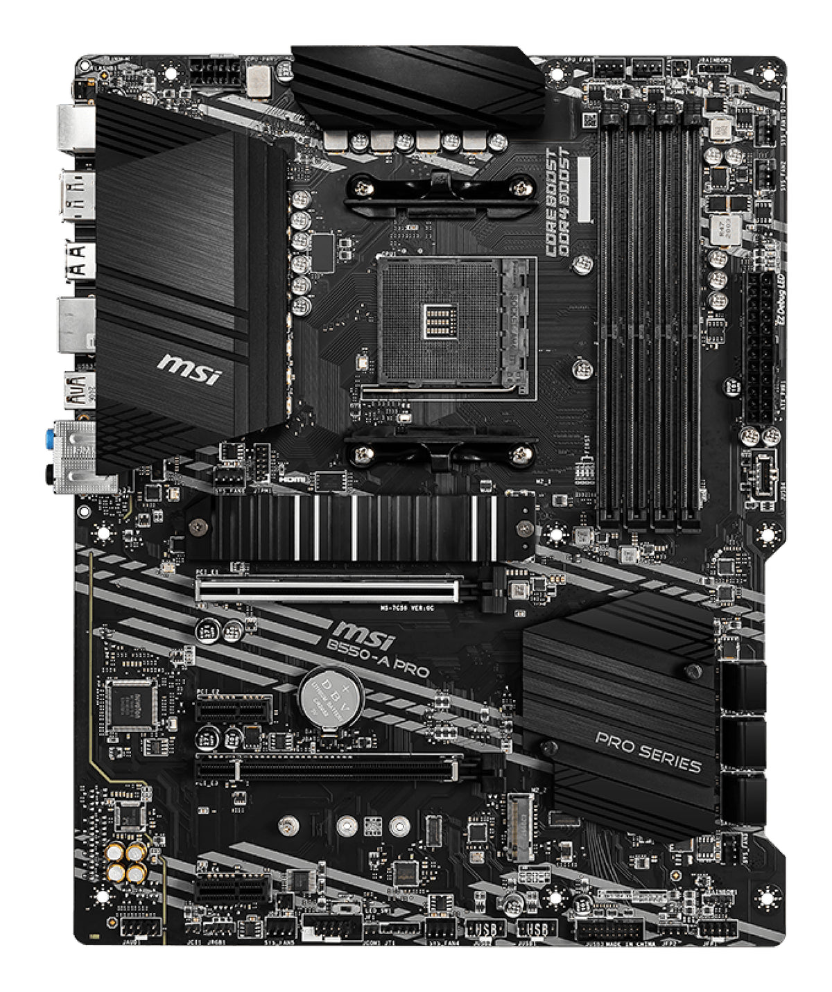 Placa base Msi AMD b550 - a pro am4 - ATX - DDR4 x4 · max 128GB - 3200 mhz - HDMI - display port