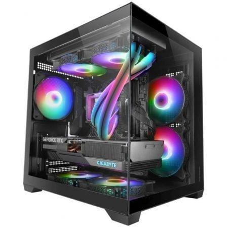 Caja Gaming Minitorre Mars Gaming MC-VIEW2/ Negra - PixelPlaza