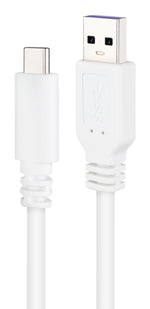 Cable USB 2.0 Nanocable 10.01.2103-W/ USB Tipo-C Macho - USB Macho/ 480Mbps/ 3m/ Blanco