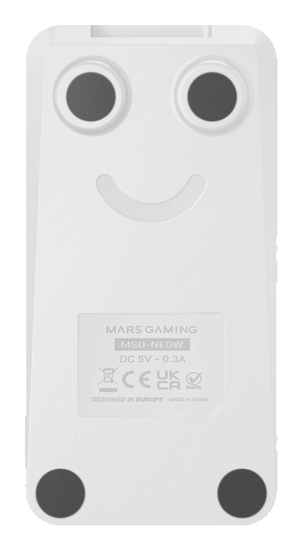 Control deck mars gaming msdneow blanco