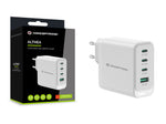 Cargador de pared Conceptronic althea22w100 100w 3x USB tipo c 1x USB tipo a blanco