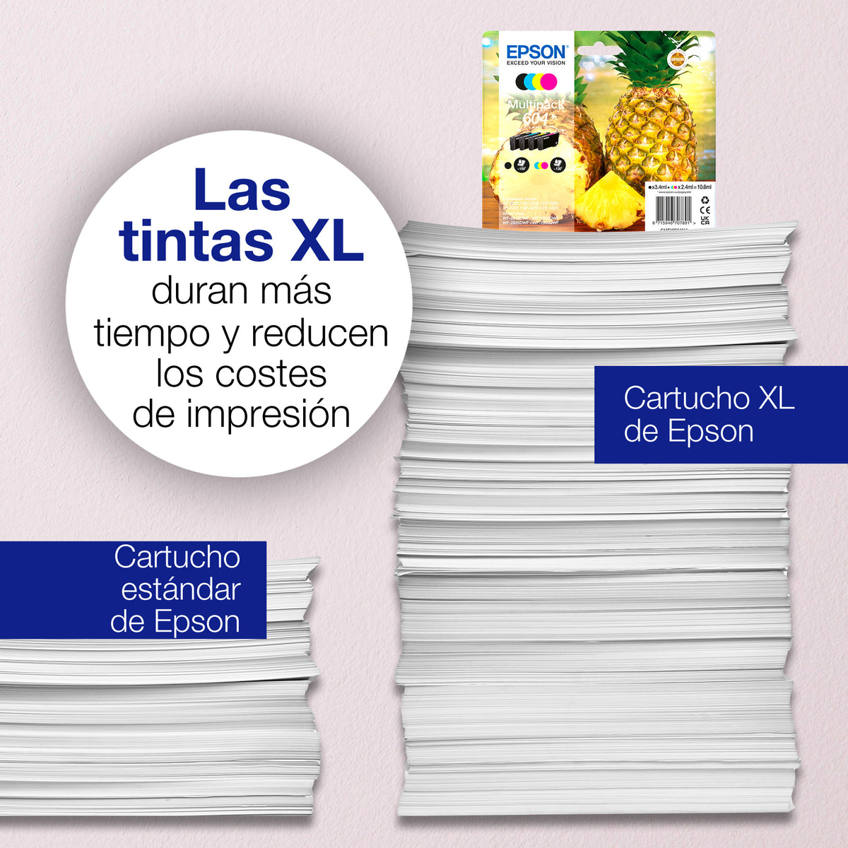 Cartucho Epson 604xl magenta c13t10h34010 xp2200 wf - 2910 piña