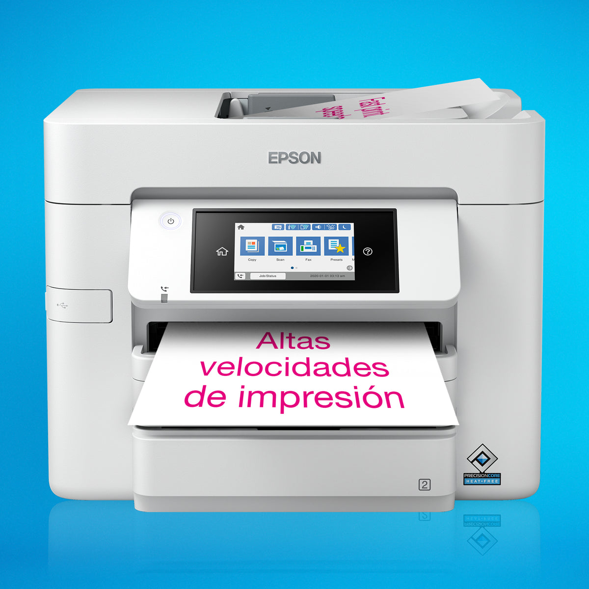 Multifunción inyección Epson workforce pro wf - c4810dtwf color WiFi duplex fax