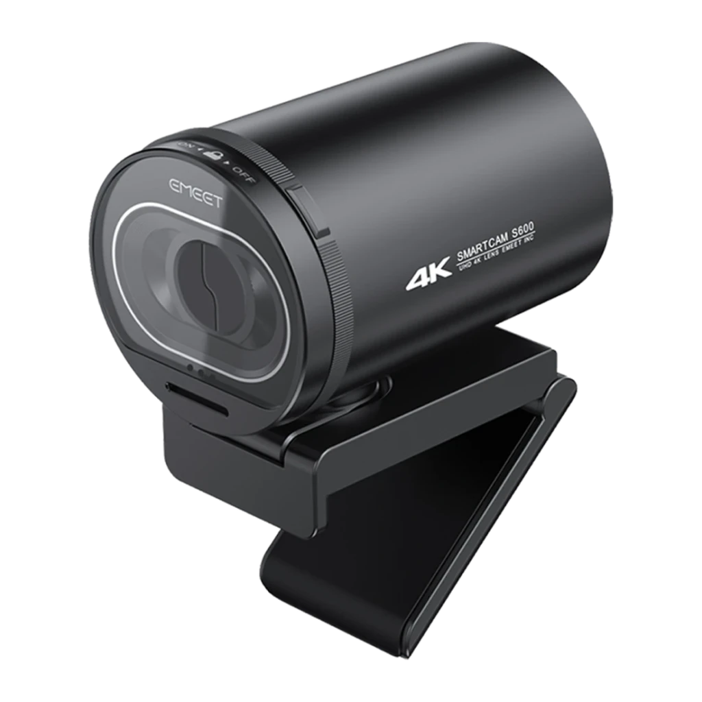 EMEET SmartCam S600 4K Ultra HD con Micrófono Negro 30fps autoenfoque Webcam