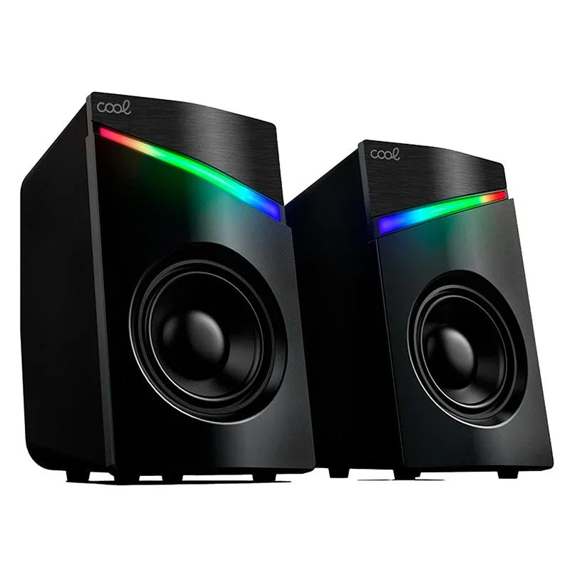 Equipo Altavoces USB para PC Gaming LED COOL 7W - PixelPlaza