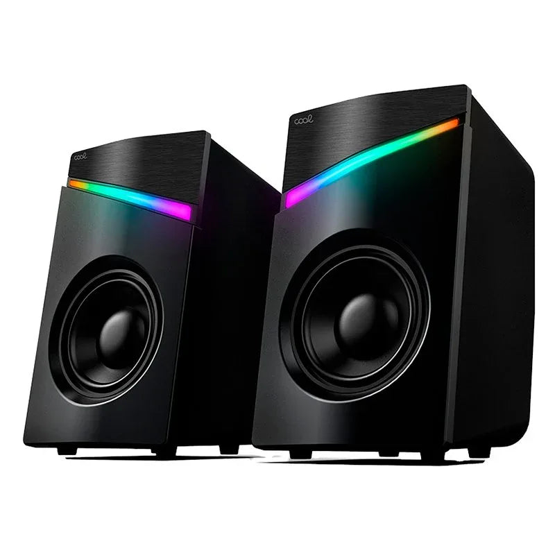 Equipo Altavoces USB para PC Gaming LED COOL 7W - PixelPlaza