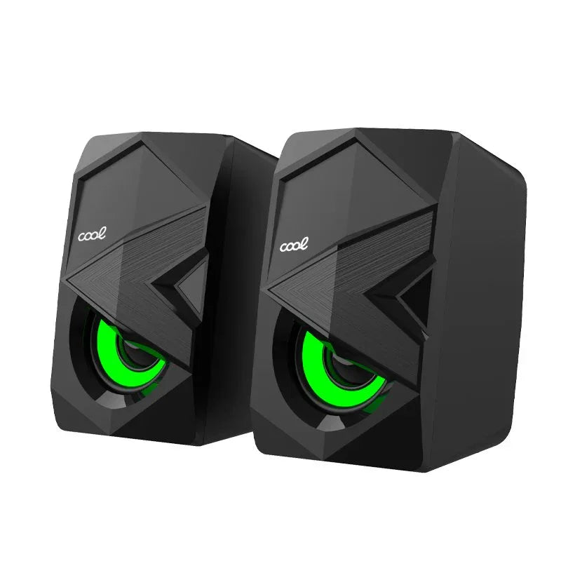 Equipo Altavoces USB para PC Gaming LED COOL 8W - PixelPlaza