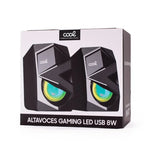 Equipo Altavoces USB para PC Gaming LED COOL 8W - PixelPlaza