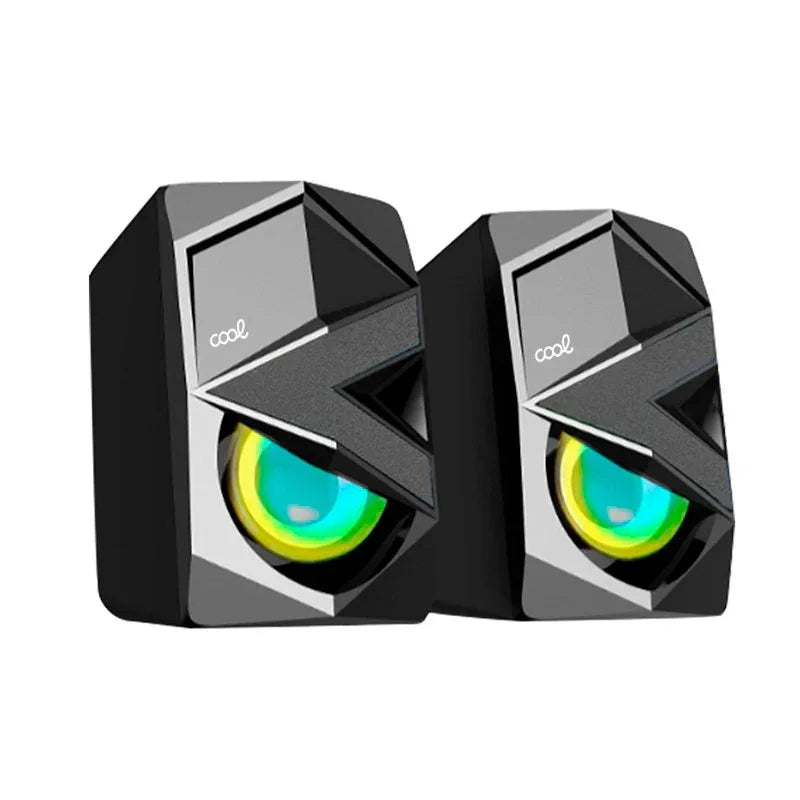 Equipo Altavoces USB para PC Gaming LED COOL 8W - PixelPlaza