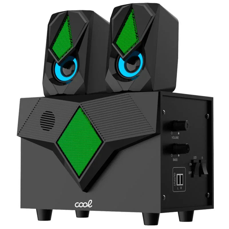 Equipo Audio para PC COOL Gaming LED USB 15W - PixelPlaza