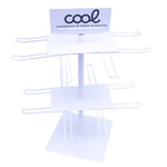 Expositor COOL Accesorios Metalico Giratorio Sobremesa (Blanco) - PixelPlaza