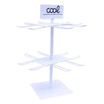 Expositor COOL Accesorios Metalico Giratorio Sobremesa (Blanco) - PixelPlaza