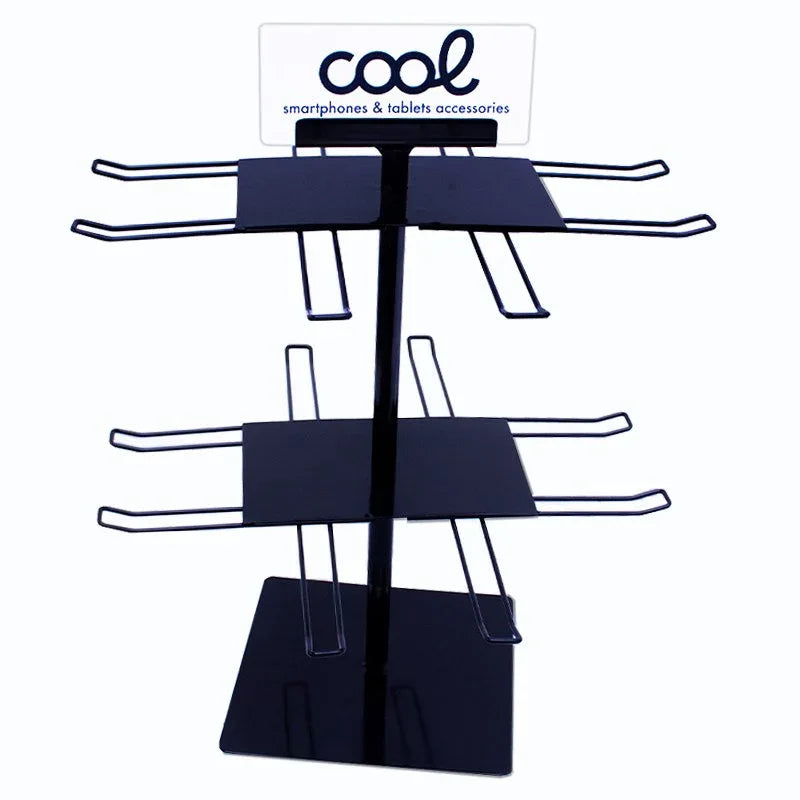 Expositor COOL Accesorios Metalico Giratorio Sobremesa (Negro) - PixelPlaza