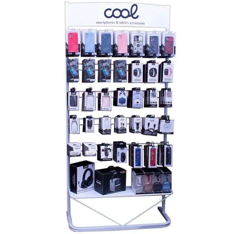 Expositor COOL Accesorios Metalico Grande (Blanco) - PixelPlaza