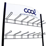 Expositor COOL Accesorios Metalico Grande (Negro) - PixelPlaza