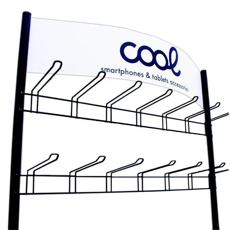 Expositor COOL Accesorios Metalico Grande (Negro) - PixelPlaza