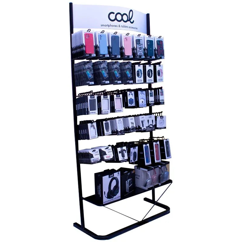 Expositor COOL Accesorios Metalico Grande (Negro) - PixelPlaza