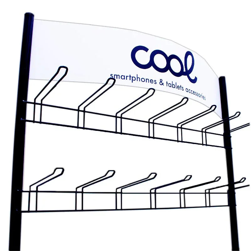 Expositor COOL Accesorios Metalico Grande (Negro) - PixelPlaza