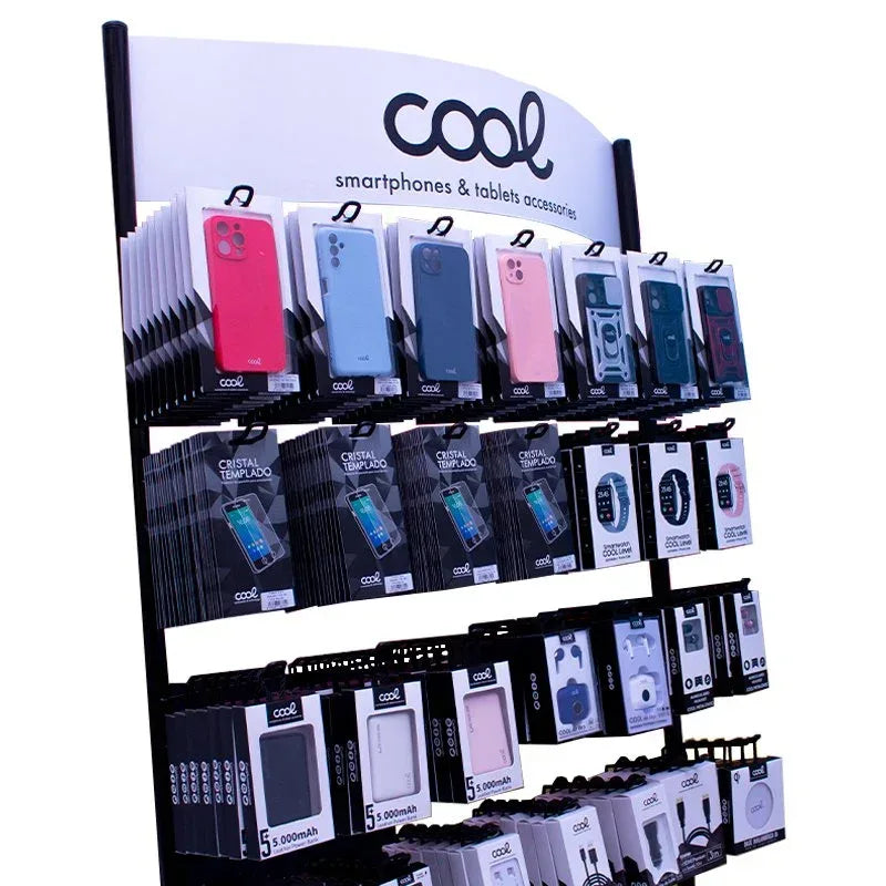 Expositor COOL Accesorios Metalico Grande (Negro) - PixelPlaza