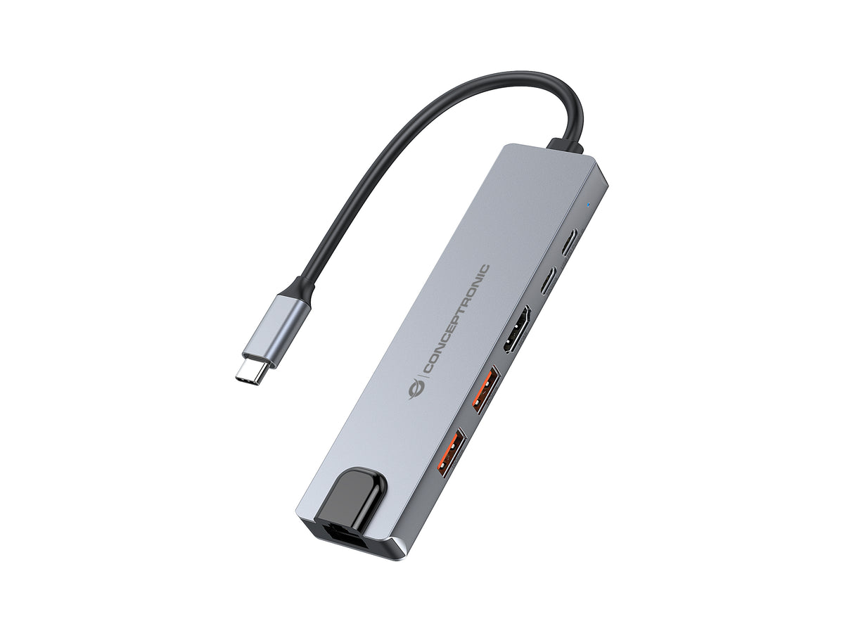 Docking station Conceptronic donn29g USB tipo c 6 en 1