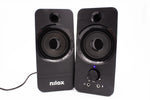 Altavoces pc nilox 2.0 6w negro