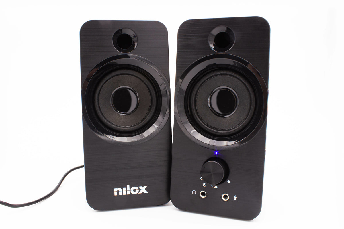 Altavoces pc nilox 2.0 6w negro