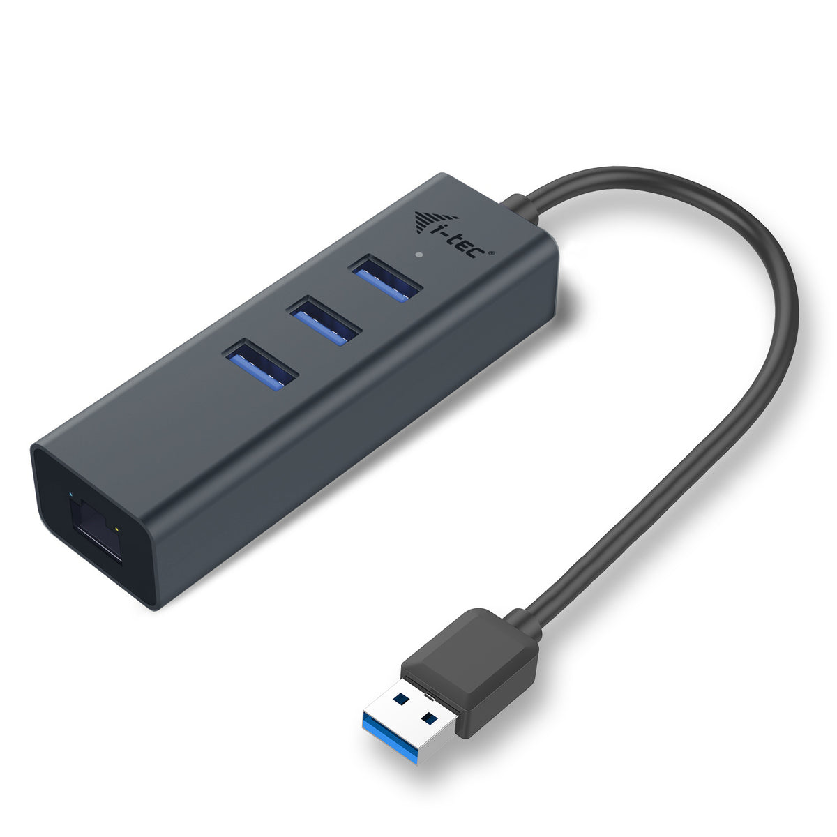 Hub i - tec USB 3.0 con 3 puertos USB 3.0 y ethernet glan rj - 45