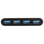 Hub startech hb30c4ab USB tipo c 4 en 1