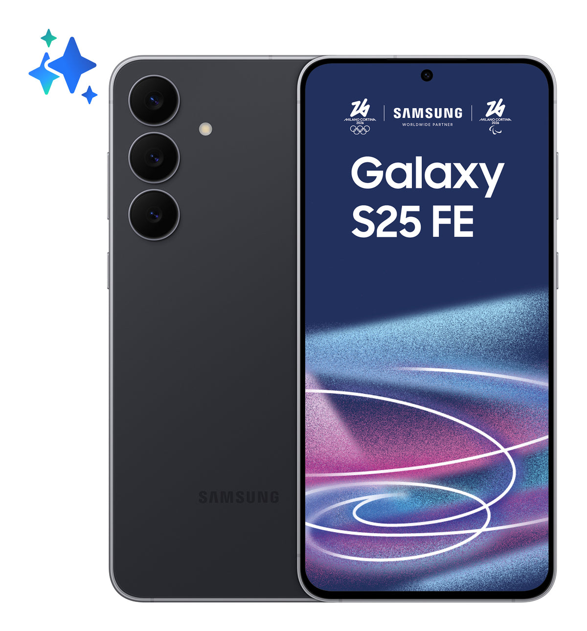 Smartphone Samsung Galaxy S25 FE 8GB/ 256GB/ 6.7"/ 5G/ Negro